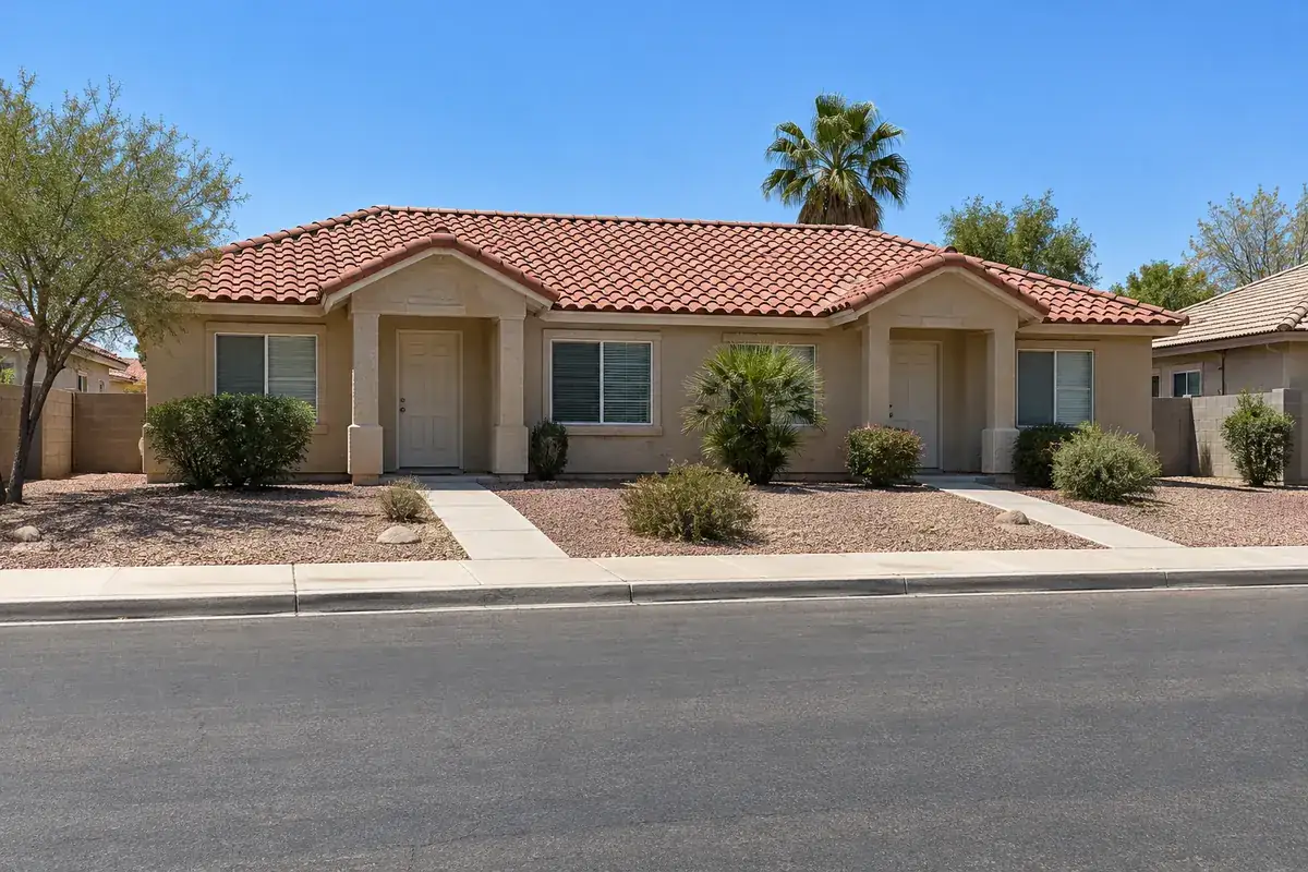 A two-unit rental house in Las Vegas